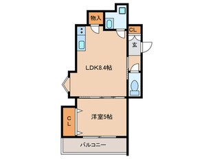 ラモーナ諸福Ⅱの物件間取画像